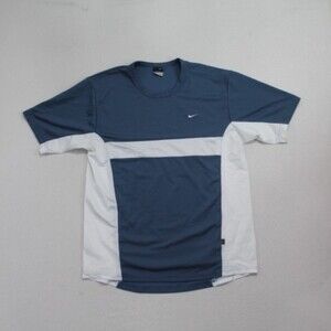 Nike MenGreen Tee Shirt Dri Fit UV Sun Protection Size Large